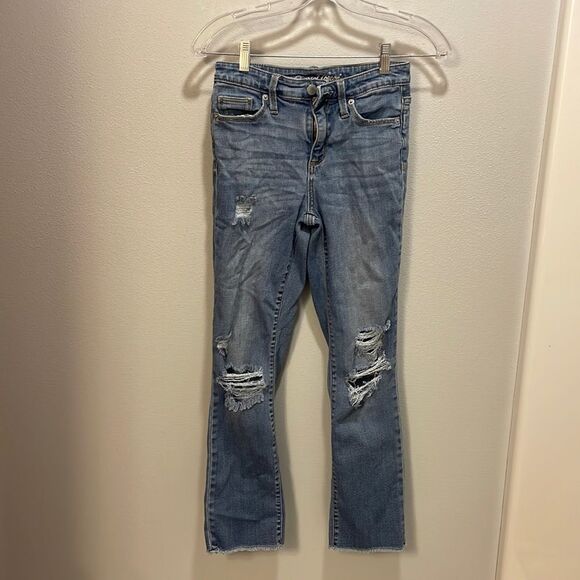 Nwot Universal Thread High Rise Straight Crop woman’s jeans - Picture 1 of 14